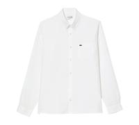 Lacoste - Chemise en lin Coupe Régulière - Homme - Chemises - Blanc - Taille: 4XL