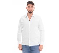 Lacoste - Chemise Manches Longues - Homme - Chemises - Blanc - Taille: L