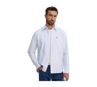 Lacoste - Chemise Oxford Coupe Regular à Rayures - Homme - Chemises - Bleu - Taille: 4XL