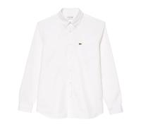 Lacoste - Chemise Oxford Coupe Régulière - Homme - Chemises - Blanc - Taille: M