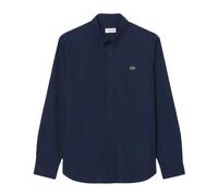 Lacoste - Chemise Popeline Stretch Coupe Régulière - Homme - Chemises - Bleu - Taille: XL