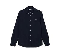 Lacoste - Chemise en Coton Coupe Droite - Homme - Chemises - Bleu - Taille: M