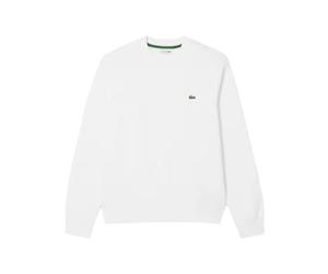 Lacoste - Classic Fit Cotton Fleece SweaT-shirt - Homme - Sweatshirts et sweats à capuche - Blanc - Taille: L