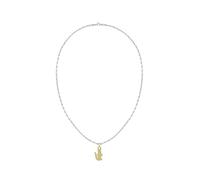 Lacoste Collier en Chaîne pour Homme Collection ARTHOR en Acier Inoxydable Bicolore avec un Charm en Forme de Crocodile - 2040551