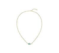 Lacoste Collier en Chaîne Pour Homme et Femme Collection ARTHOR en Acier Inoxydable avec Placage Ionique Or Jaune orné de Cristaux - 2040612