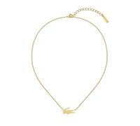 Lacoste Collier pour Femme Collection CROCODILE en Or Jaune avec un Charm en forme de Crocodile - 2040044