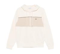 Lacoste - Colorblock Zipped Sweat à capuche - Homme - Sweatshirts et sweats à capuche - Beige - Taille: XL