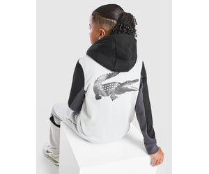 Lacoste Colour Block Fleece Hoodie Junior - Gryy 10Y