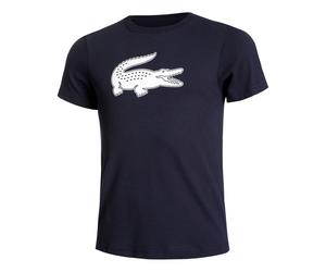 Lacoste Core T-shirt Hommes - bleu foncé, blanc L