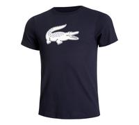 Lacoste Core T-shirt Hommes - bleu foncé, blanc XL