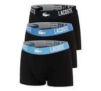 Lacoste Cotton Stretch Caleçon Pack de 3 Hommes - bleu foncé, gris M