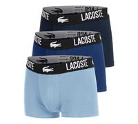 Lacoste Cotton Stretch Caleçon Pack de 3 Hommes - bleu foncé M