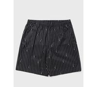 Lacoste Crocodile Print Stripe Cotton Shorts men Casual Shorts black taille: L