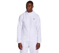 Lacoste Diamond Weave Hooded Homme - Vestes Zippees, Blanc - Taille S White