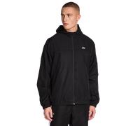 Lacoste Diamond Weave Hooded Homme - Vestes Zippees, Noir - Taille L Black L