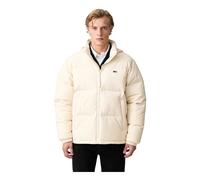 Lacoste - Doudoune imperméable à capuche - Homme - Vestes - Beige - Taille: L