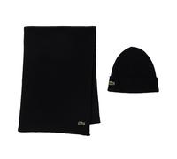 LACOSTE Écharpe vert / rouge sang / noir / blanc, Taille One Size