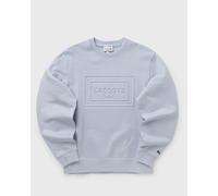 Lacoste Embossed Fleece Sweatshirt men Sweatshirts blue taille: S