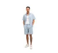 Lacoste - Ensemble pyjama Krokodilprint d'été - Homme - Vêtements de nuit et de détente - Bleu - Taille: S