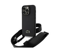Lacoste Etui pour téléphone portable Iconic Petit Pique Crossbody Noir - iPhone 14 Pro