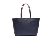 Lacoste Femme Anna Zipped Tote Sac fourre-Tout, Marine 166 Rouge 240, 00
