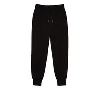 Lacoste, Femme, Pantalons, Noir, Taille: 34 FR Pantalon Double Couche Noir Logo Vert Survêtement