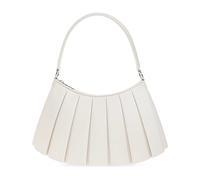 Lacoste, Femme, Sacs, Blanc, Taille: ONE Size Lenglen Medium Leather Handbag