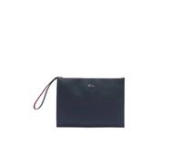 Lacoste, Femme, Sacs, Bleu, Taille: ONE Size Pochette Moderne en Toile Enduite avec Bandoulière Amovible
