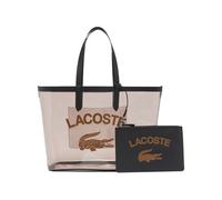 Lacoste, Femme, Sacs, Rose, Taille: ONE Size Grand cabas Anna Transparent Grainé