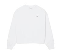 Lacoste, Femme, Sweatshirts et sweats à capuche, Blanc, Taille: 38 FR SweaT-shirt oversize en jersey double face