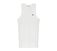 Lacoste, Femme, Tops, Blanc, Taille: 38 FR Top avec Logo