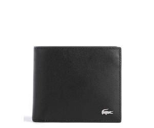 Lacoste FG Portefeuille noir, cuir,cuir finement grainé, homme