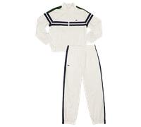 Lacoste Front Stripe Croc Enfant - Survêtements, Blanc - Taille 140 - 152 CM - Poly Woven White 140 - 152 CM