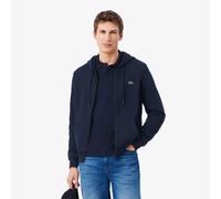 Lacoste - SweaT-shirt zippé en molleton coupe classique - Homme - Sweatshirts et sweats à capuche - Bleu - Taille: S