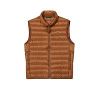 Lacoste - Gilet matelassé marron imperméable - Homme - Vestes - Brun - Taille: S
