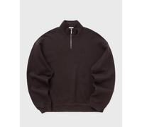 Lacoste Heavy Fleece Zipper Neck Sweatshirt men Half-Zips brown taille: L