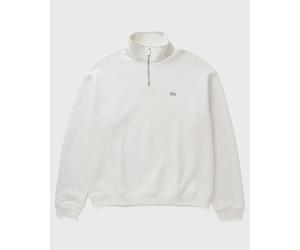 Lacoste Heavy Fleece Zipper Neck Sweatshirt men Half-Zips white taille: S