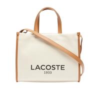 Lacoste - Heritage Canvas Tote Bag Natural Tan - Femme - Sacs - Beige - Taille: ONE Size