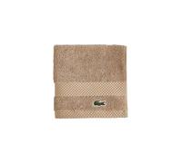 Lacoste Heritage Supima Gant de Toilette en Coton, Sable, 33 x 33 cm