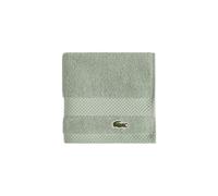 Lacoste Heritage Supima Gant de Toilette en Coton, Vert Clair (Aloe), 33 x 33 cm
