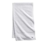 Lacoste Heritage Supima Serviette de Bain en Coton, Blanc, 76,2 x 137,2 cm