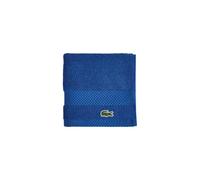 Lacoste Heritage Supima Serviette de Toilette en Coton Bleu Surf 40,6 x 76,2 cm