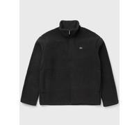 Lacoste High Neck Sherpa Jacket men Fleece Jackets black taille: S