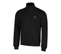 Sweat-shirt Lacoste à col montant demi-zip noir pur - M