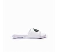 Lacoste Homme 43cma0020 Slides et Sandales, Blanc Vert foncé, 40.5 EU Étroit