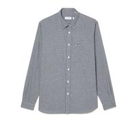 Lacoste, Homme, Chemises, Bleu, Taille: 2XL Camicia in flanella di cotone