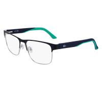 Lacoste Homme Lacoste L2291 414 Montures optiques Métal Bleu Carré Normale Normale
