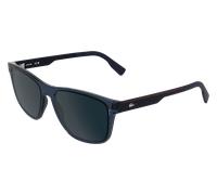 Lacoste Homme Lacoste L6078S 410 Lunettes de soleil Bio-injecté Bleu Bleu Carré Normale