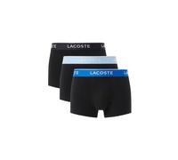 Boxer Lacoste Stretch Coton noir bleu blanc (3 unités) - L