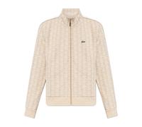 Lacoste Sweat à capuche Homme Paris Monogramme zippé beige/blanc XL